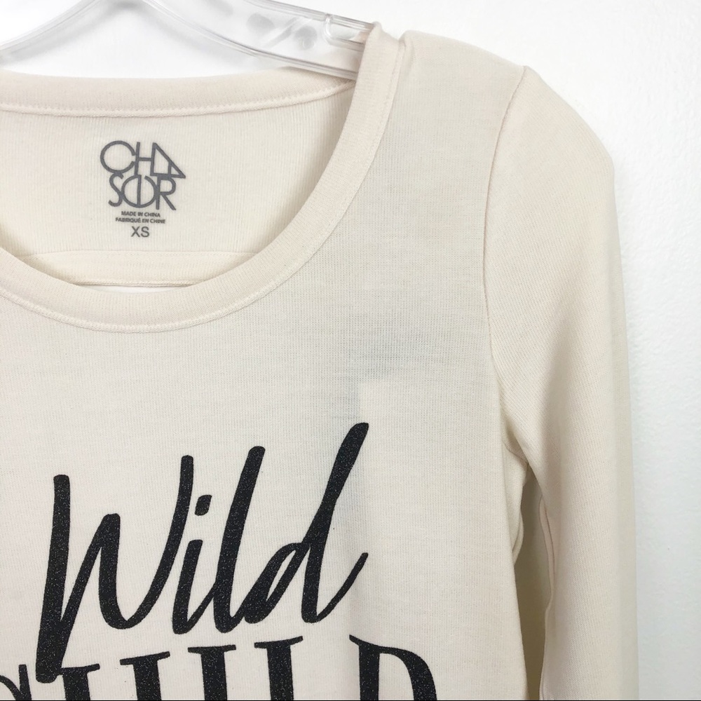 Chaser Wild Child Knit Open Back Pullover Top - Picture 5 of 9
